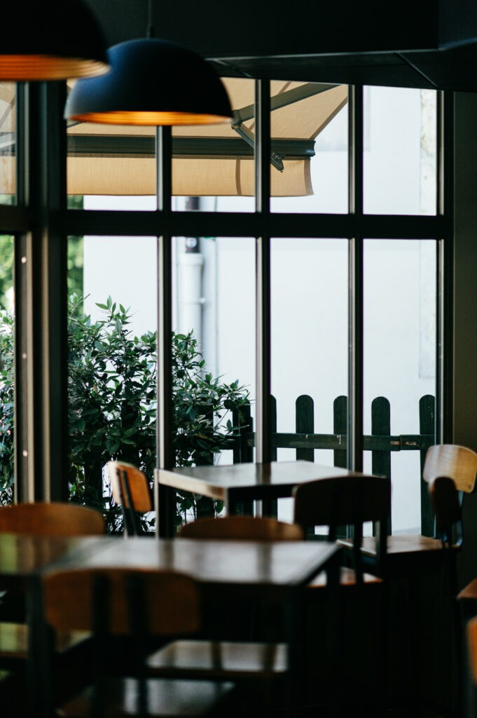 Interieur restaurant bar la verriere
